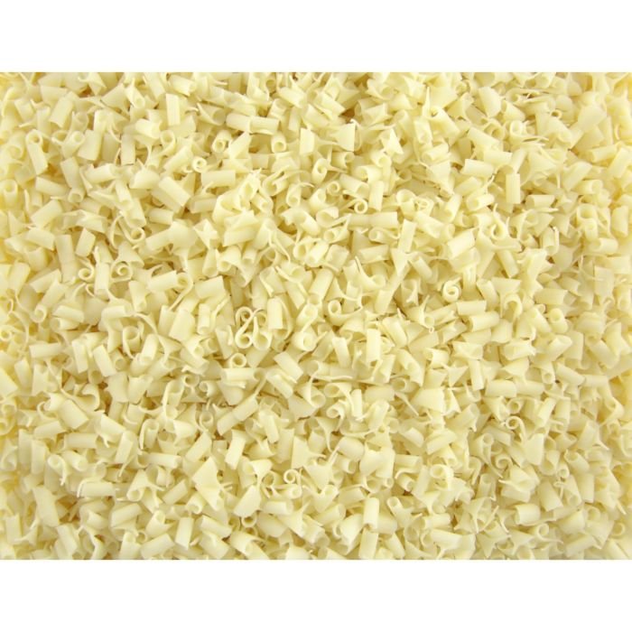 Decoration white chocolate mini Curls 600g
