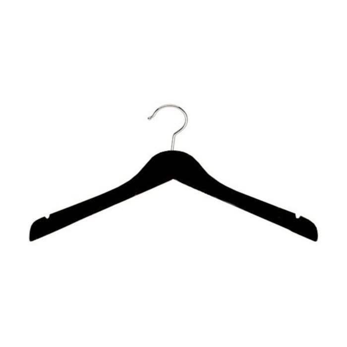 Pakaramais koka BASIC 44cm melns