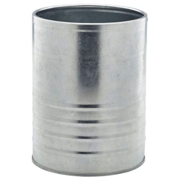 Galda piederumu turētājs metāla ø11cm h-14.5cm skārda