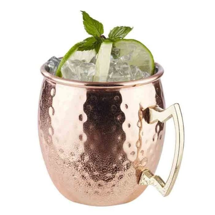 barrel copper mug -MOSCOW MULE Ų 9 cm, h: 9,5 cm 500ml stainless steel, cooper look