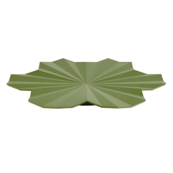 Trauks LOTUS ø 46.5 h-2.5cm, melamīna tumši zaļš VN