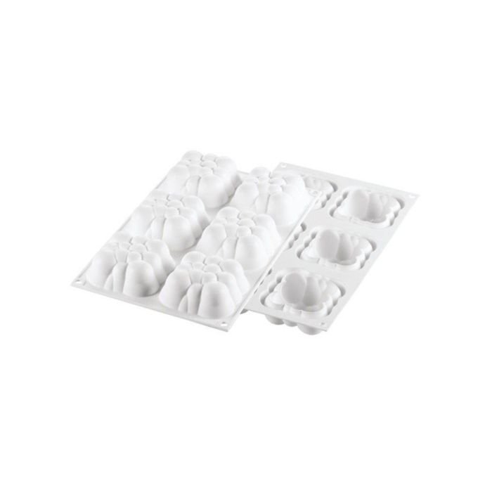 Forma silikona 71x71 h-34mm 6x120ml CLOUD