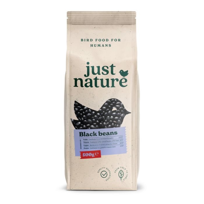 Pupiņas melnās 500g JUST NATURE