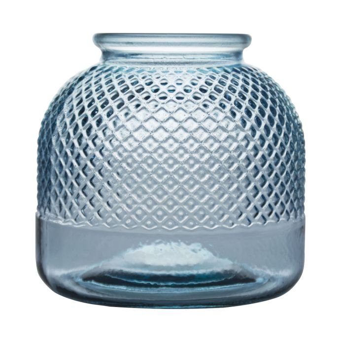 Vāze DIAMOND HURRICANE 24cm zila