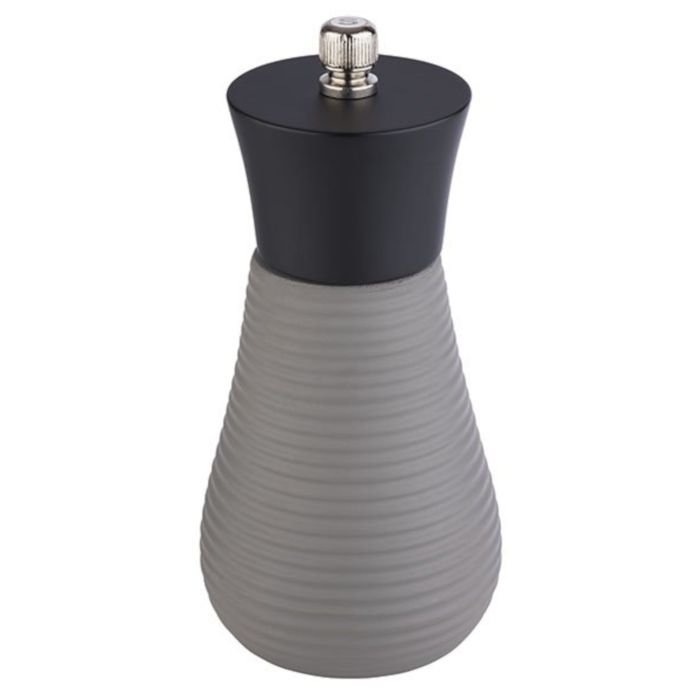 Salt mill ELEMENT concrete, wood d-7.5cm h-15.5cm