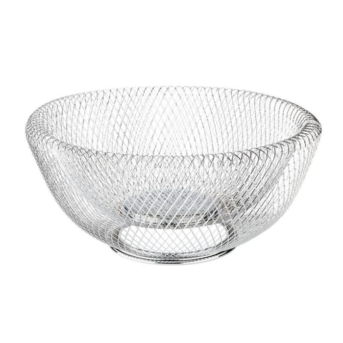 Grozs maizei un augļiem met. Ø 31cm h-14cm hroma