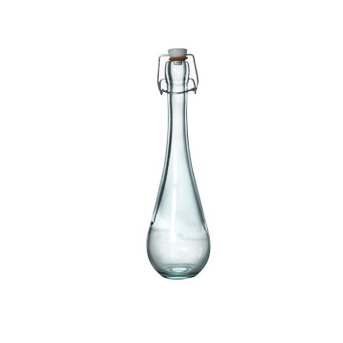 Pudele ar vāku LAGRIMA h-28cm, ø8cm, 300ml, caurspīdīga