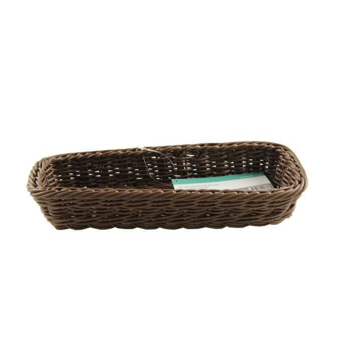 Groziņš galda piederumiem plm. 27x10cm h-4.5cm brūns