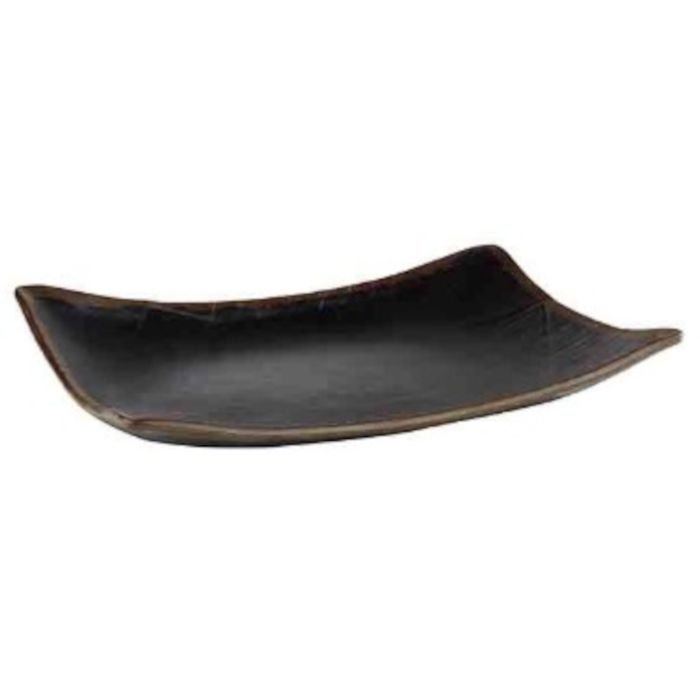 Tray MARONE 32.5x23.5cm h-4.5cm melamine black