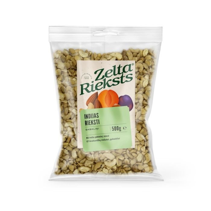 Indijas rieksti, gabaliņi 500g