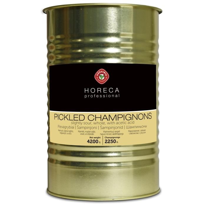 Šampinjoni marinēti 4200g/2250g