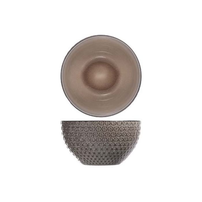 Bowl BABYLON ø13cm h-7.2cm, brown