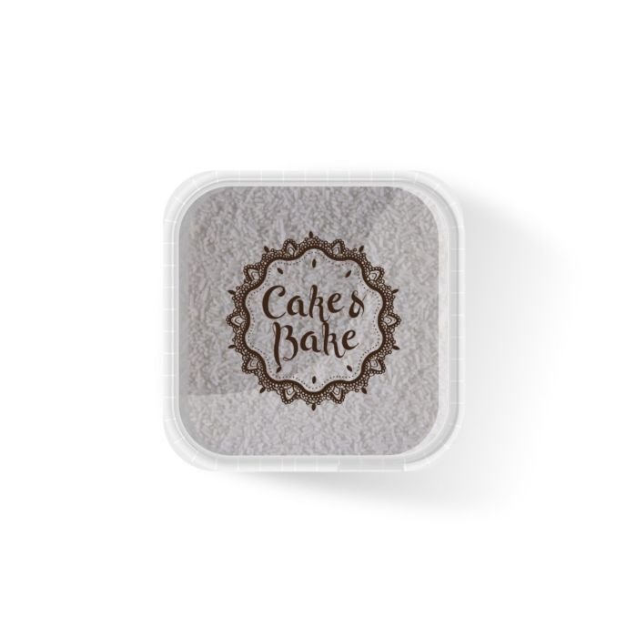 Decors sugar strands white 450g CAKE&BAKE