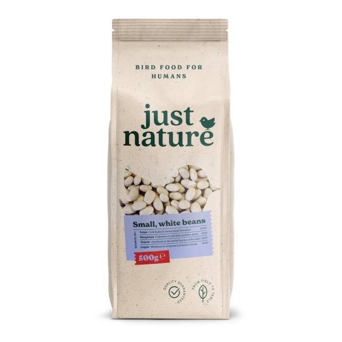 Pupiņas baltās mazās 500g JUST NATURE