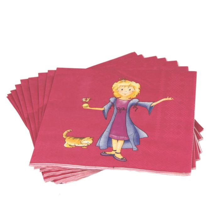 Napkins 33cm 3-ply 20 pcs PRINCESS pink