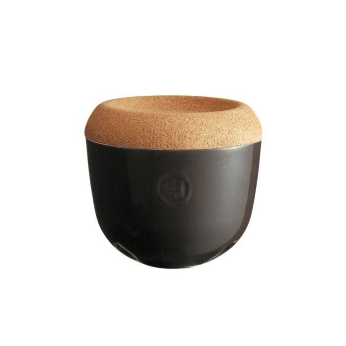 Trauks ķiplokiem ø14.6cm, h-13.4cm, 1L melns VN