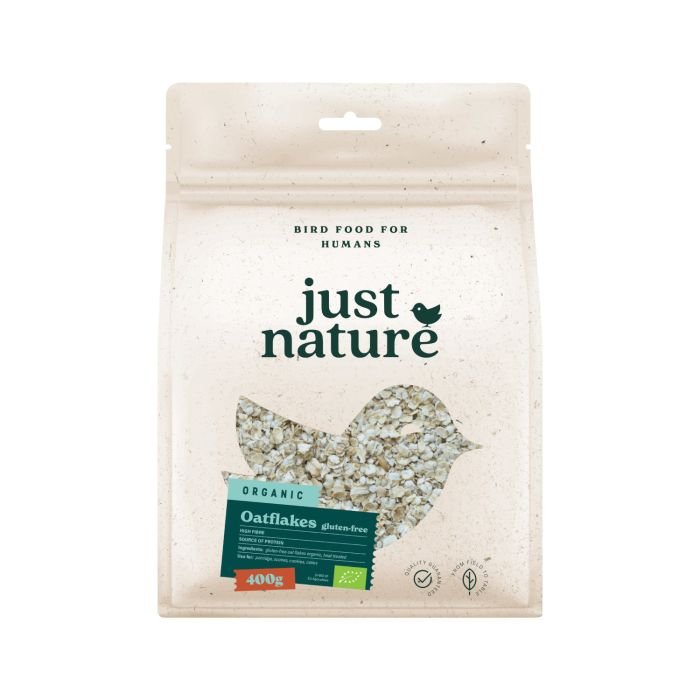 Auzu pārslas bezglutēna BIO 400g JUST NATURE