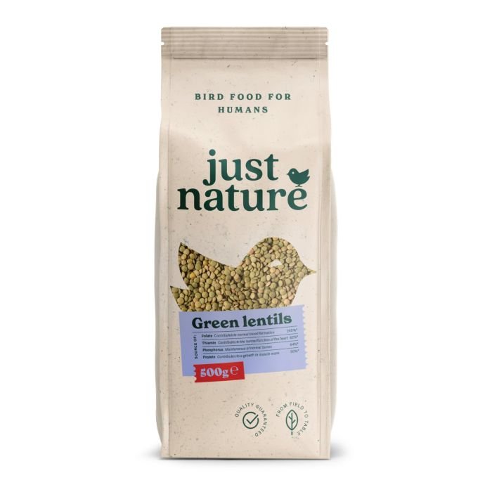 Lēcas zaļās 500g JUST NATURE