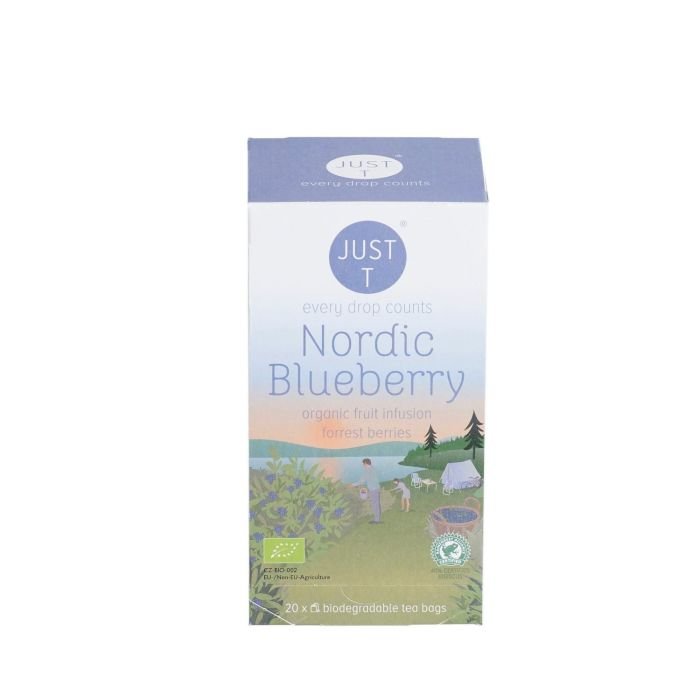Tēja augļu NORDIC BLUEBERRY BIO 1,75gx20 Double chamber bag