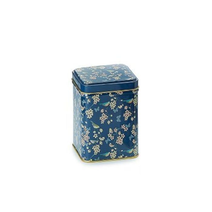 Tin "Nessie" 100g square, slip lid 9,8 x 6,5 x 6,5 cm