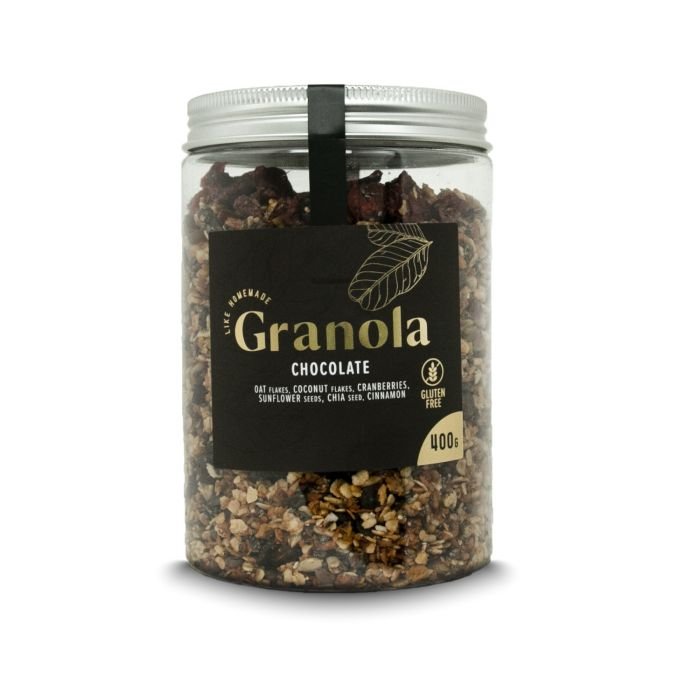 Granola ar šokolādi 400g (bezglutēna) JUST NATURE
