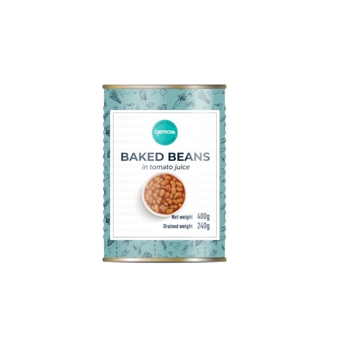 Pupiņas tomātu mērcē 400g/240g GEMOSS COLLECTION