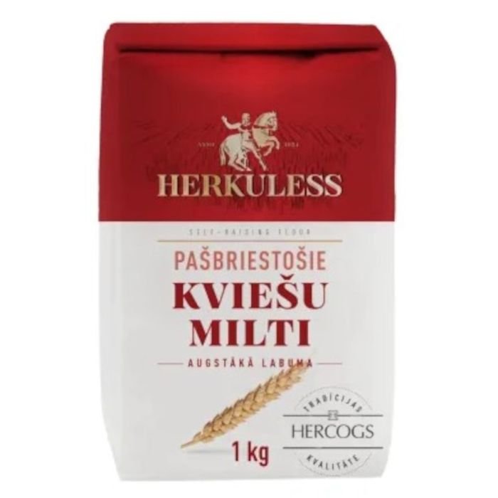 Kviešu milti pašbriestošie Herkuless 1kg