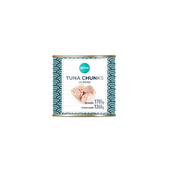 Tunča gabaliņi savā sulā 1705g/1260g GEMOSS COLLECTION