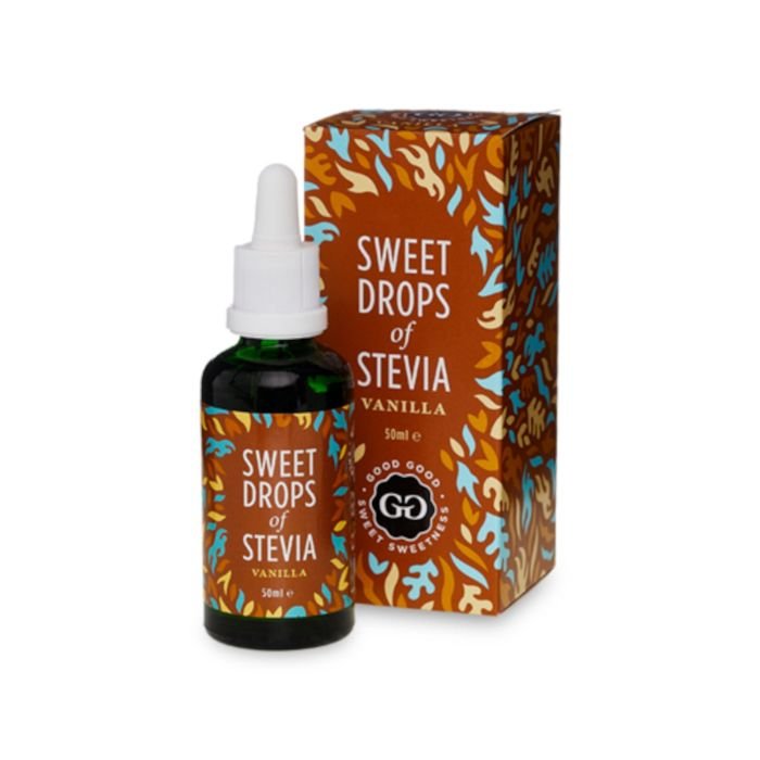 Dabīgs saldinātājs pilienos vaniļas Sweet Drops of Stevia 50ml