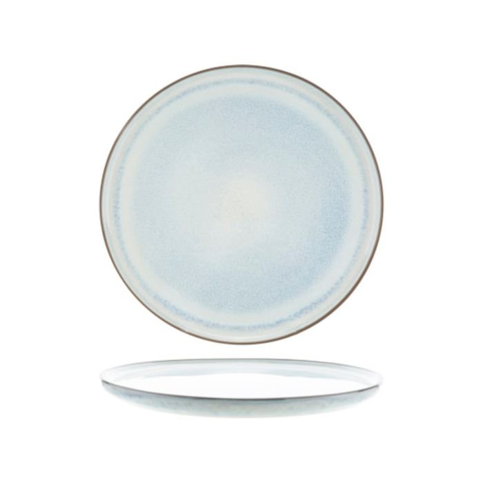 Plate ø27cm BONDI white blue