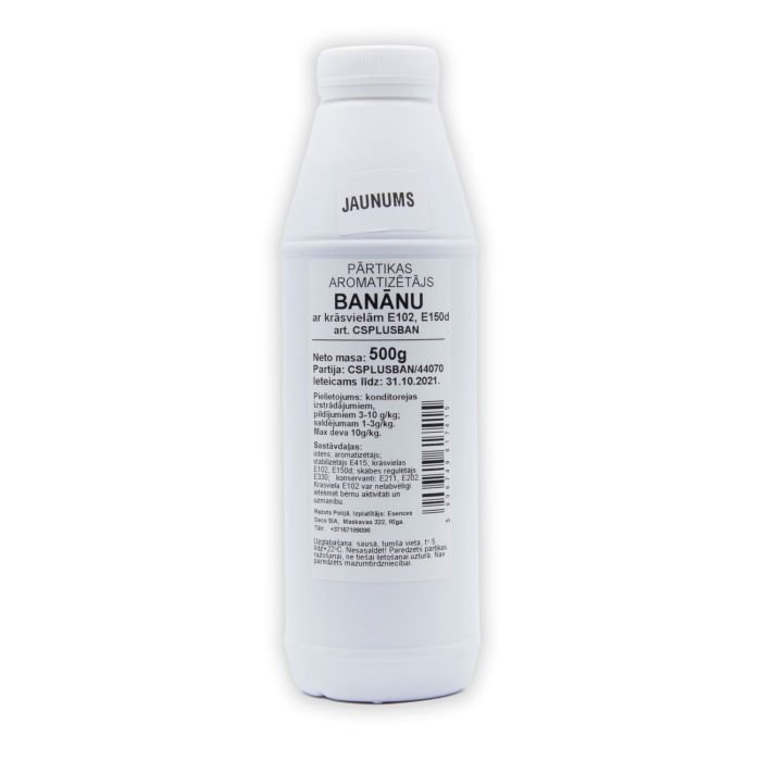 Banānu aromatizētājs ar krāsu 0.5kg