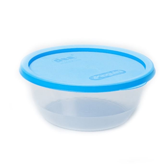 Trauks produktiem ø20cm 1.6L PP ar vāku zilu SPEC
