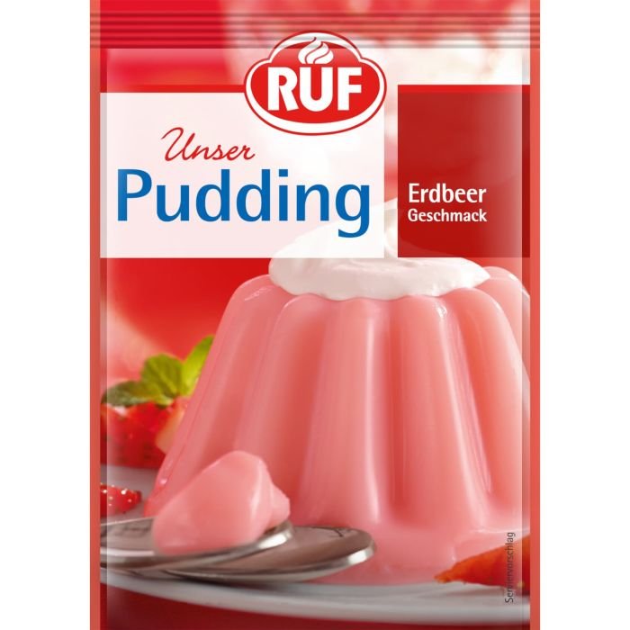 Strawberry-flavoured Pudding 3x38g