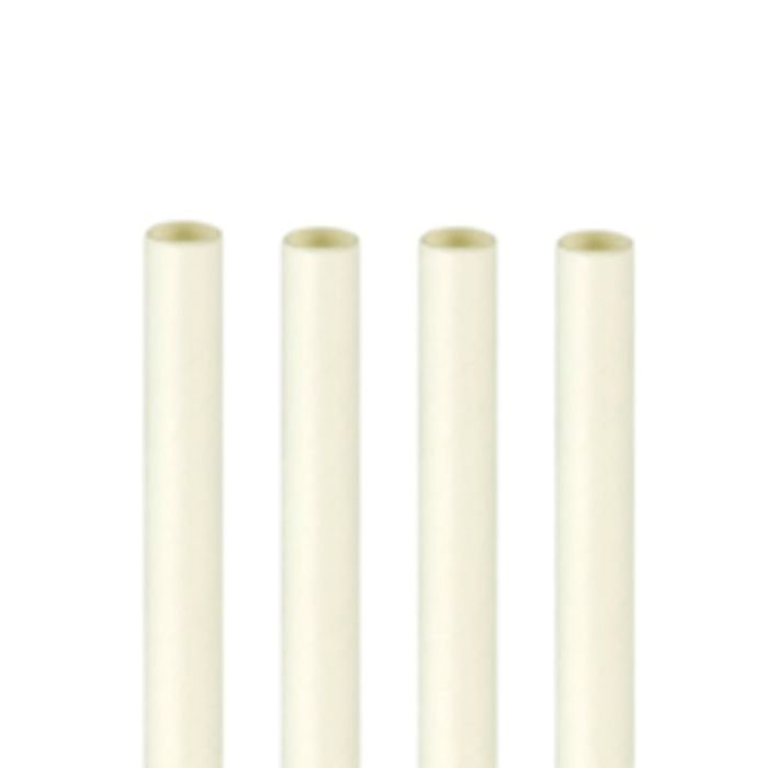 Paper straws ø6mm h-19.7cm 250 pcs white