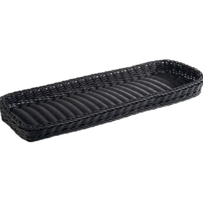 Groziņš 60x20cm h-5cm PROFI LINE plastmasas melns