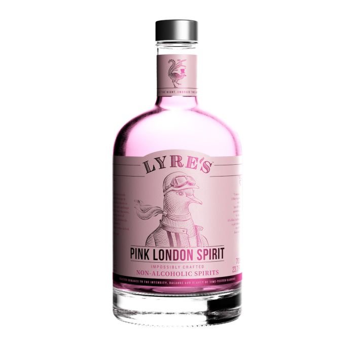 Bezalkoholisks džina atdarinājums Pink London Spirit Lyres 700ml