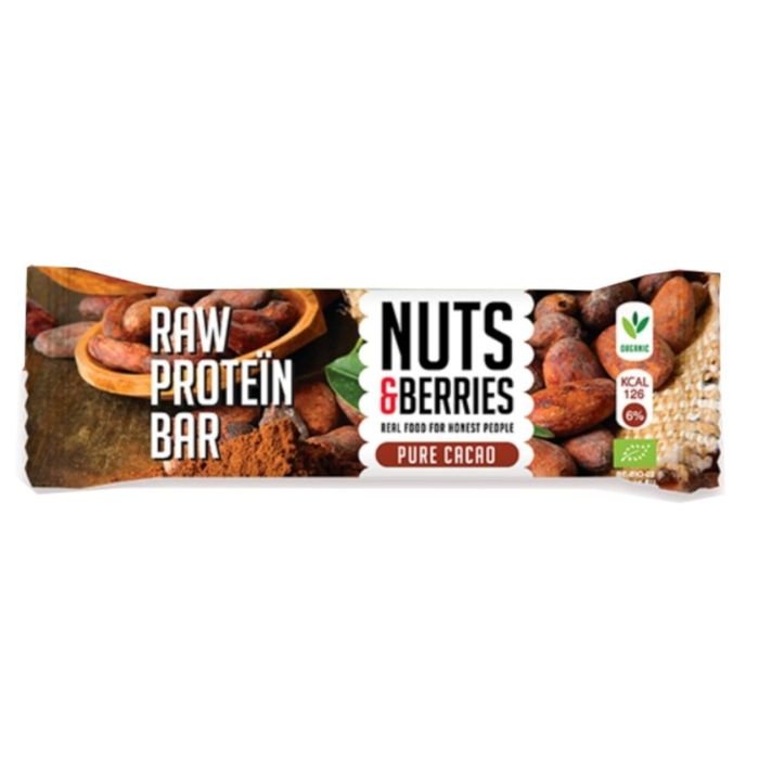 Batoniņš RAW PROTEIN kakao BIO 30g