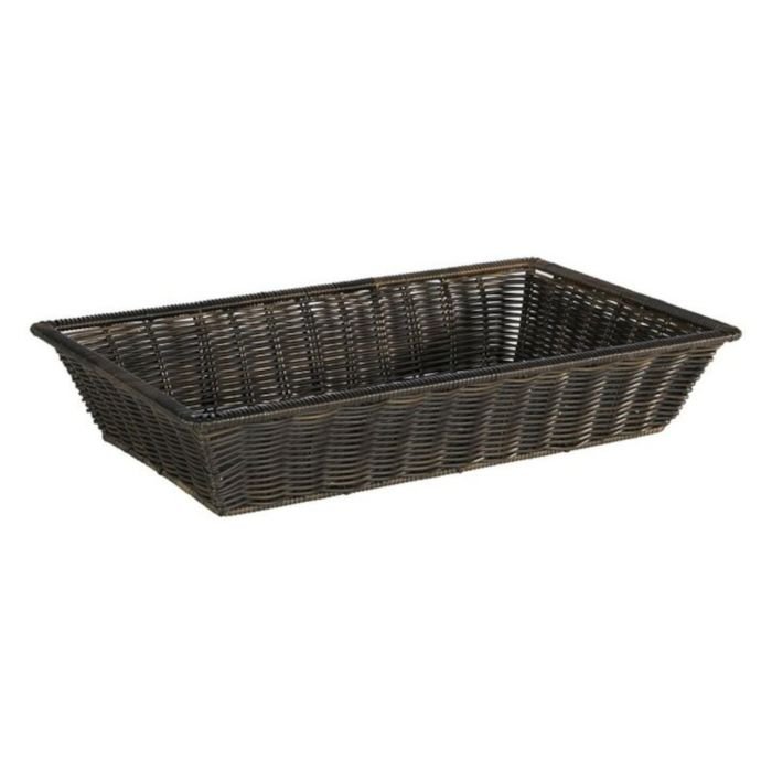 Grozs 53x32.5cm h-10cm SUPERSTRONG plastmasas tumši brūns