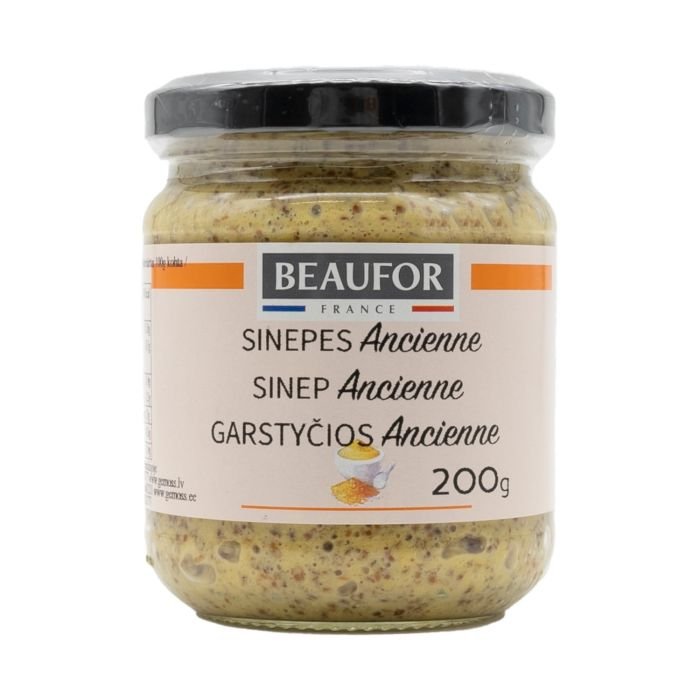 Sinepes ANCIENNE 200g ar sinepju graudiņiem