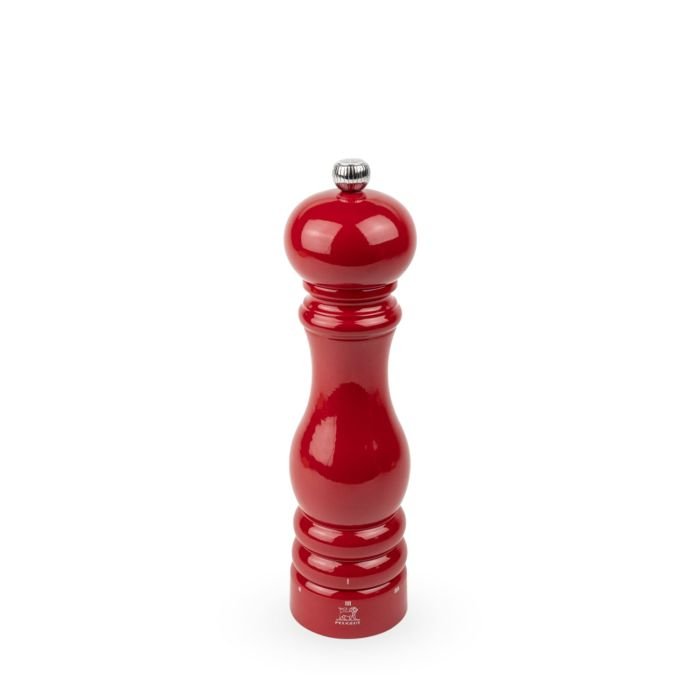 Sāls dzirnavas koka PARIS, 22cm, sarkanas lakotas