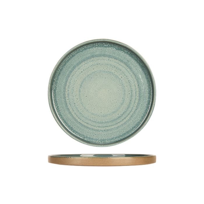 BASALT OCEAN GREEN DESSERT PLATE D21CM
