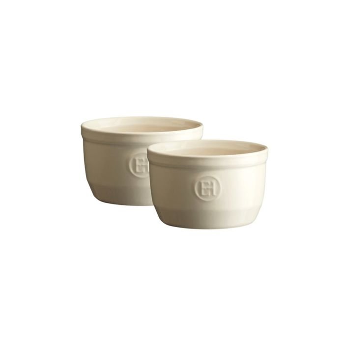 2 Ramekins Set - N°10, 10x10x6cm 250ml cream