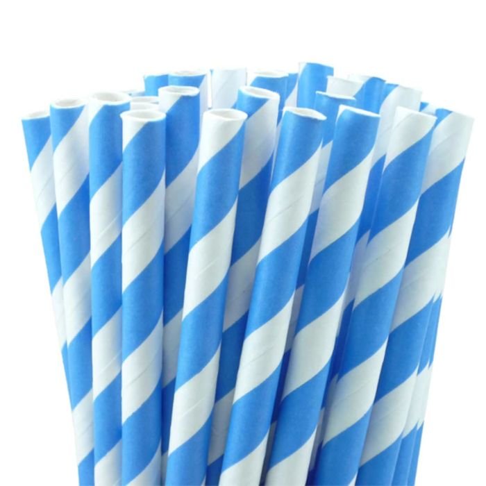 Salmiņi papīra ø8mm h-24cm 250gb zili/balti