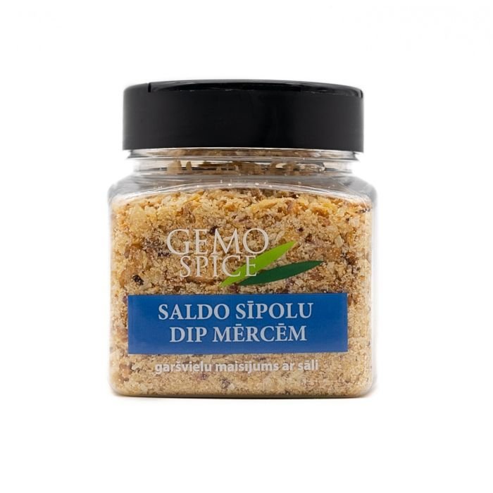 Garšvielu maisījums saldo sīpolu dip mērcēm, ar sāli 130g GEMO SPICE M