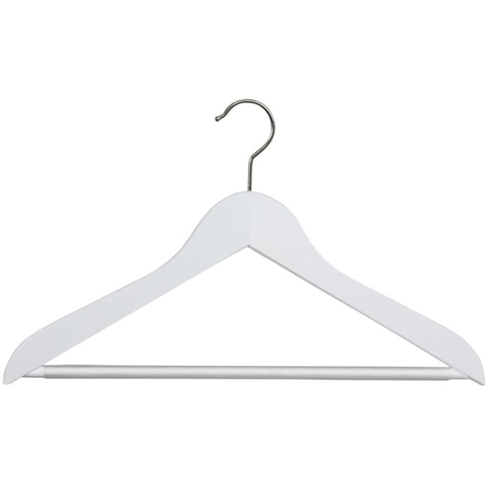 Pakaramais koka BUSINESS 41cm balts