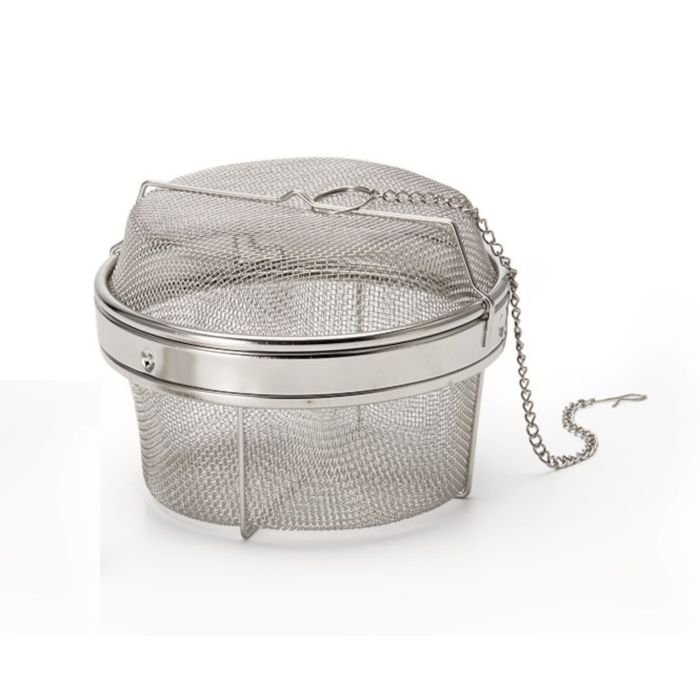Jumbo Tea Ball "Karl" stainless steel, Ø 13.2 cm H 10 cm