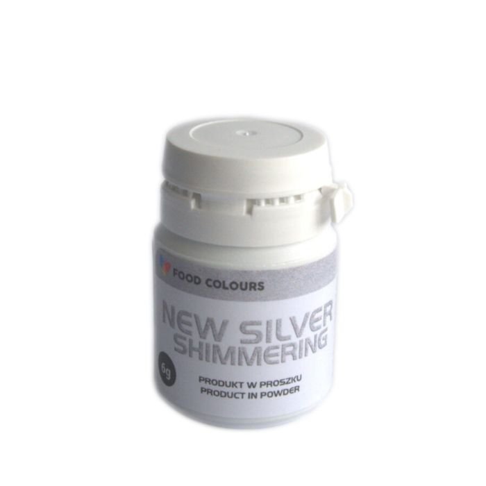 Sudraba krāsviela pulverveida Jaunais Sudrabs Shimmering 6g