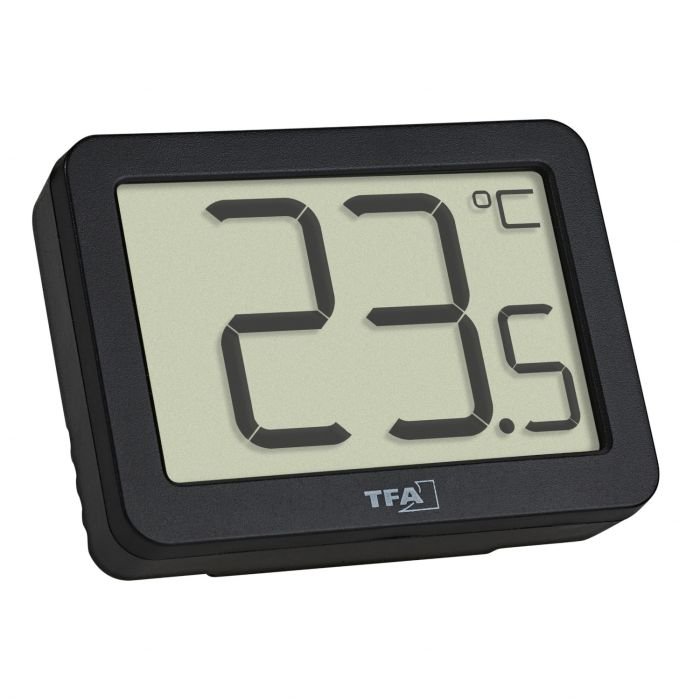 Digital indoor Thermometer 55x15x40mm 21g black