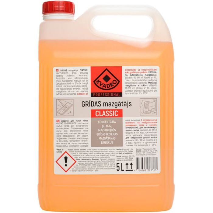 Grīdas mazgāšanas līdzeklis CLASSIC 5l