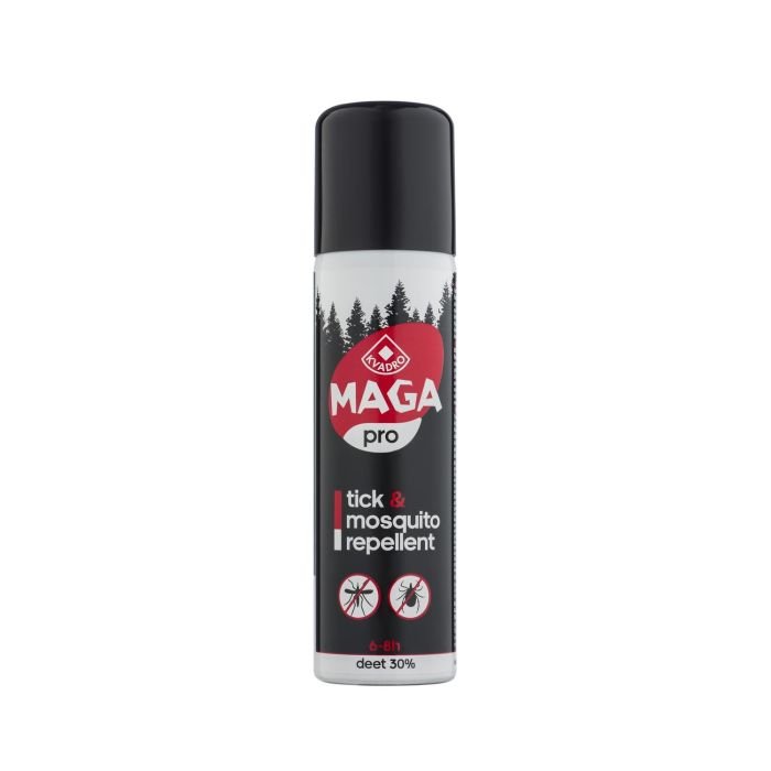 Repelents odiem un ērcēm „MAGA PRO”, DEET 30% 150ml